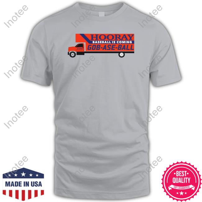 Chicago Cubs Hooray Baseball Is Coming Gob Ase Ball Long Sleeve T Shirt
