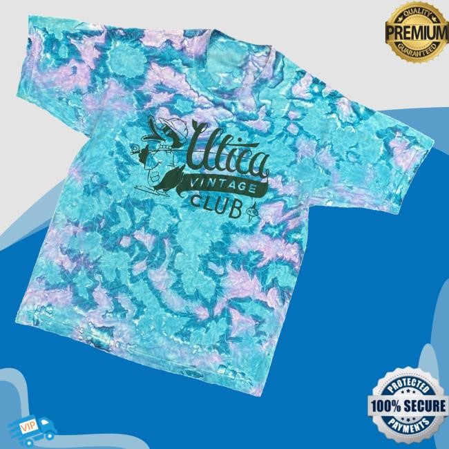 Official Utica Vintage Club Merch Utica Vintage Club Vintage Tie Dye Logo Tee Shirt