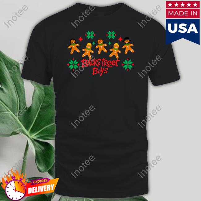 Official Backstreet Boys Bsb X-Mas Gingerbread Shirts