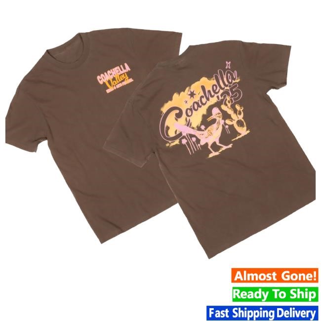 Coachella Merch Coachella 2025 Roadrunner Zip Hoodie