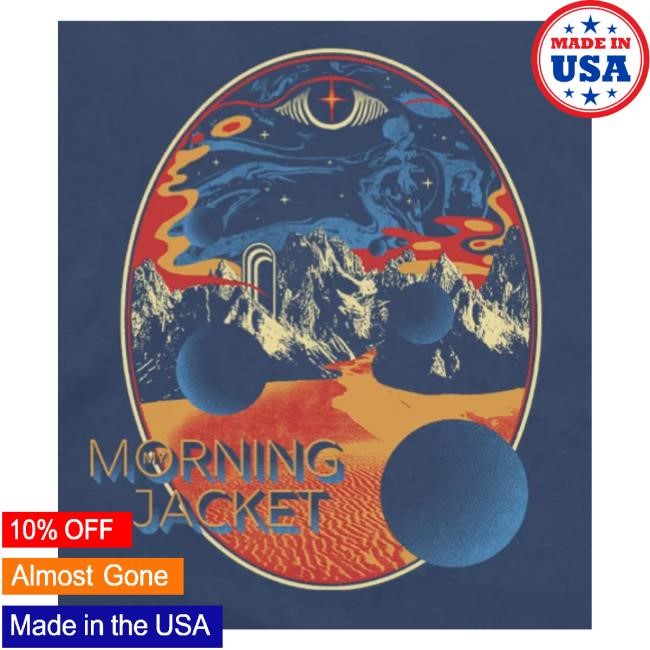 My Morning Jacket Merch Space Oval Tee