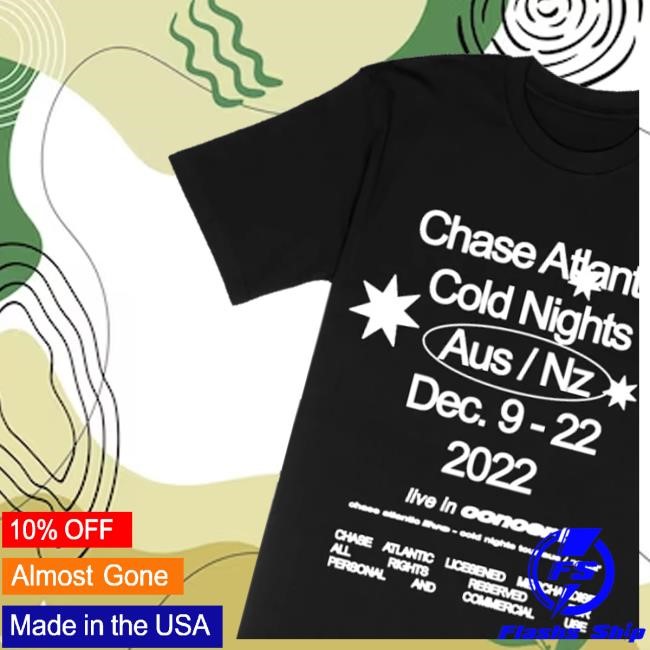 Chase Atlantic Merch Store Au/Nz Black Tour Hoodie
