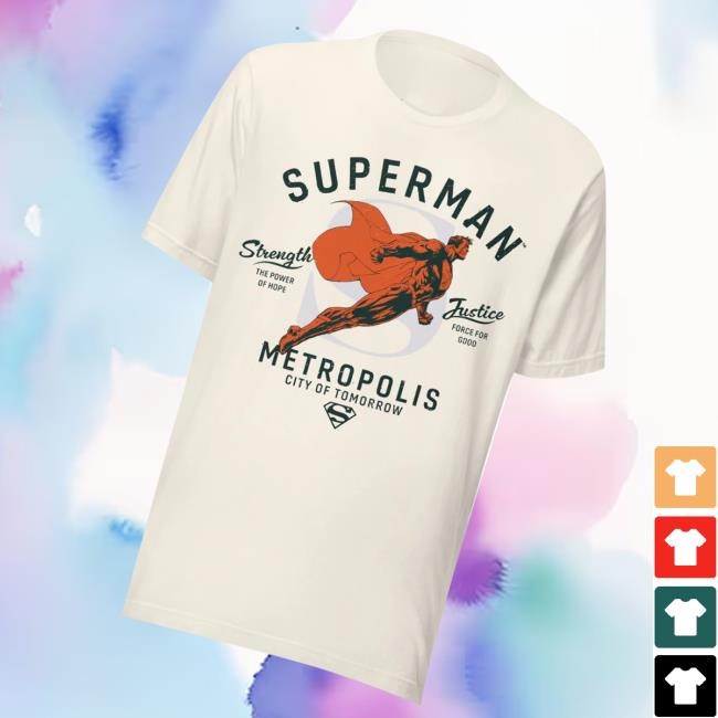 Superman Metropolis City Of Tomorrow Exclusive Shirt Dc Merch Store