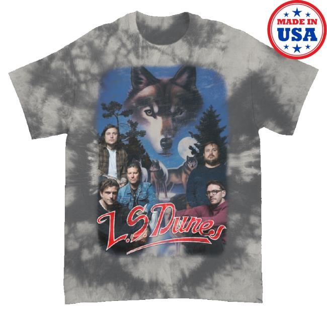 Trending L.S. Dunes Merch Wolfpack Hoodie Gray Dye