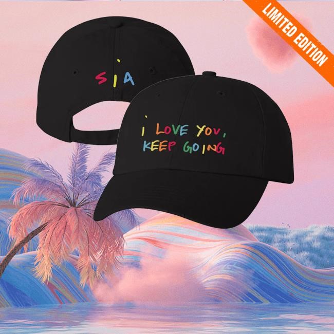 Siamusic Shop Keep Going Black Twill Cap