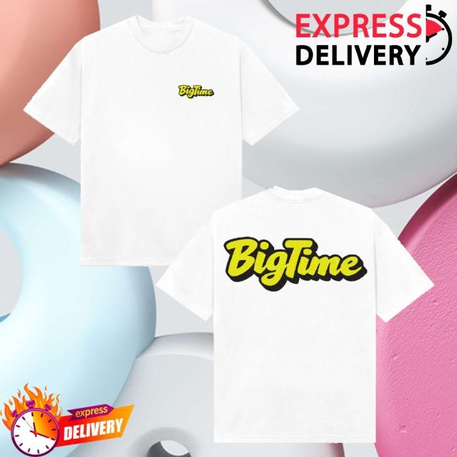 Official Bigtime Merch Bigtime Logo Hoodie Sweatshirt White