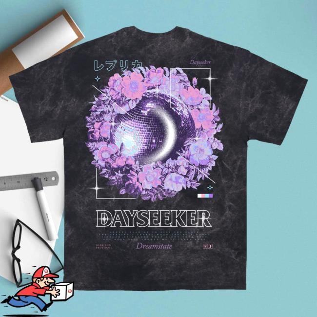 Dayseeker Merch Store Shop Dreamstate Mineral Dye Short Sleeve Tee
