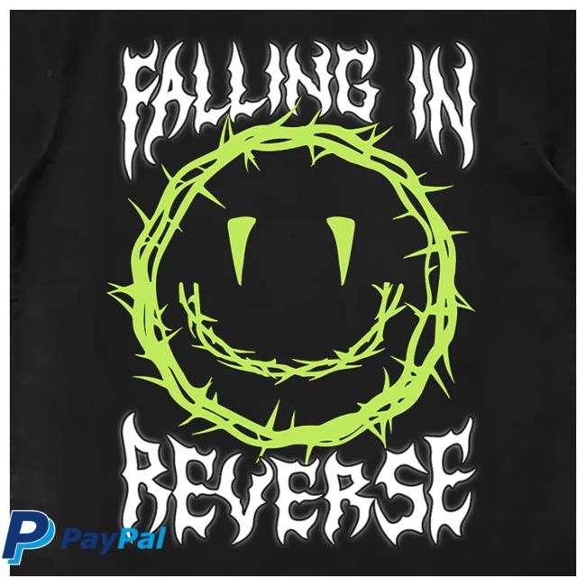 Falling In Reverse Official Store Merch Shop Smiley Thorns Sweatshirt