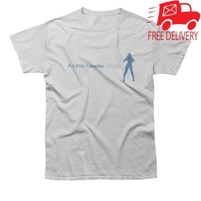 A Little Louder Please White Album T-Shirt
