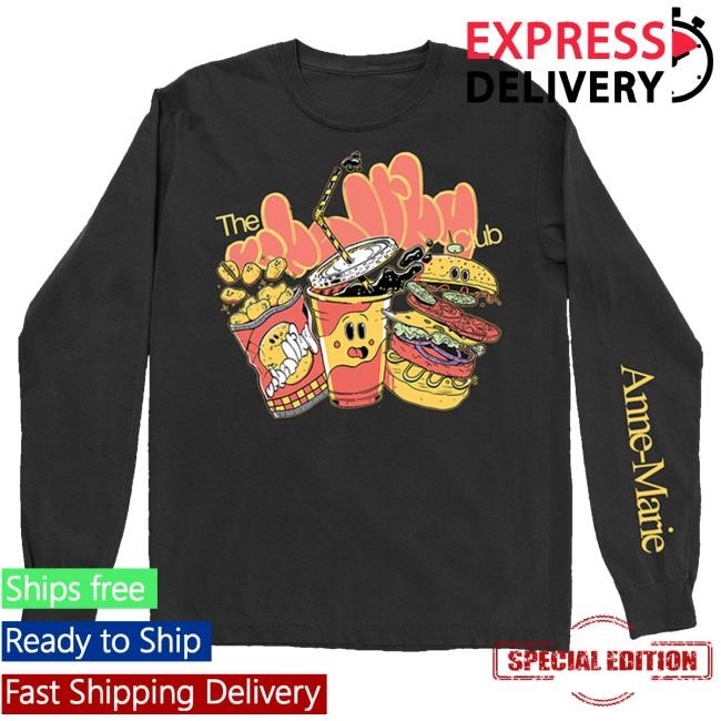 Anne-Marie Merch Unhealthy Club Fast Food T-Shirt, Hoodie, Tank Top, Sweater And Long Sleeve T-Shirt