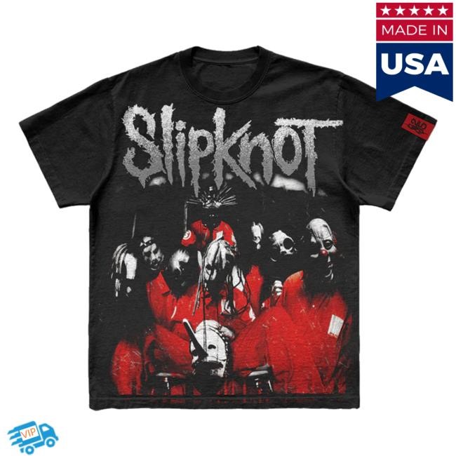 Slipknot 25Th Anniversary Album Cover Tee Shirt Slipknot Merch