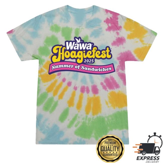 Official Wawa Hoagiefest Tee Shirt Official Wawa Hoagiefest Shirt