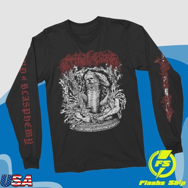 Night Shift Merch Tribal Gaze - Lord Of Blasphemy Long Sleeve Tee Shirt