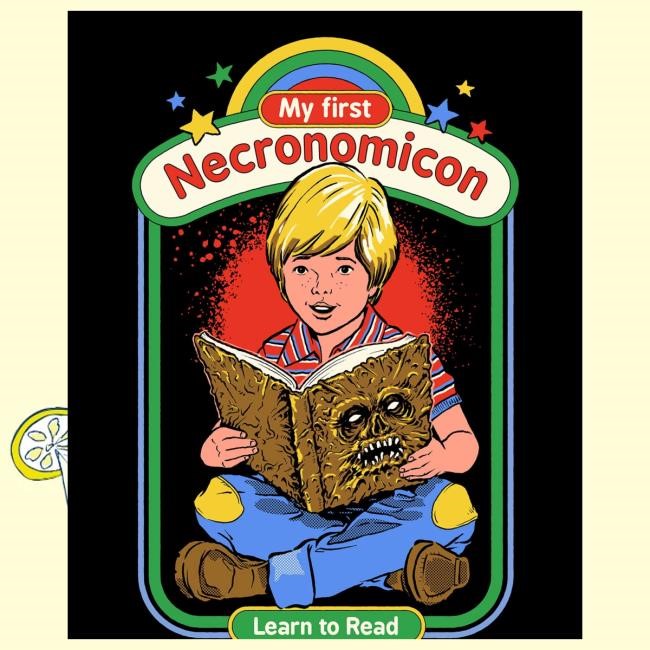 My First Necronomicon Learn to Read Long Sleeve Shirt