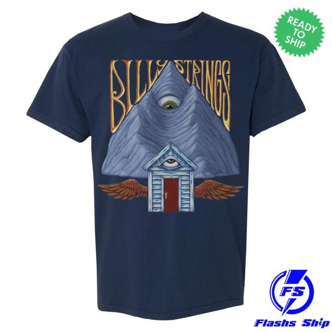 Official Billystrings Merch Shop Store Navy Our Mountain Tee
