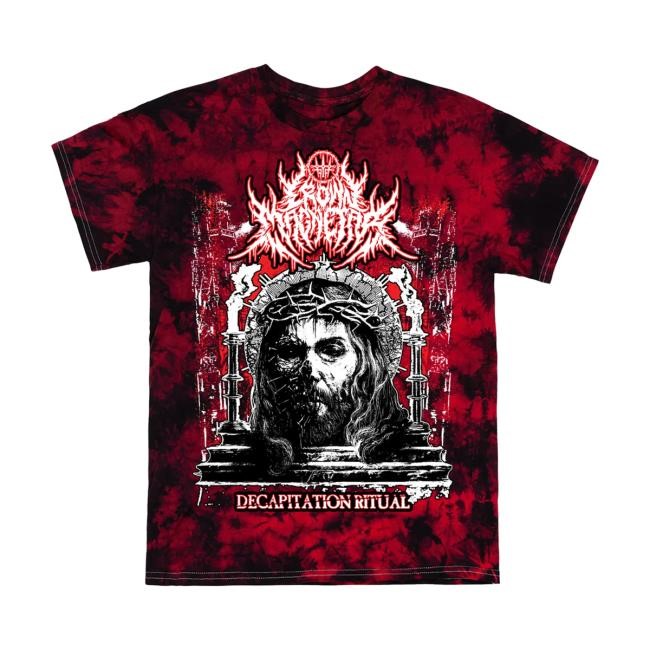 Crown Magnetar Merch Decapitation Ritual Tie Dye Tank Top
