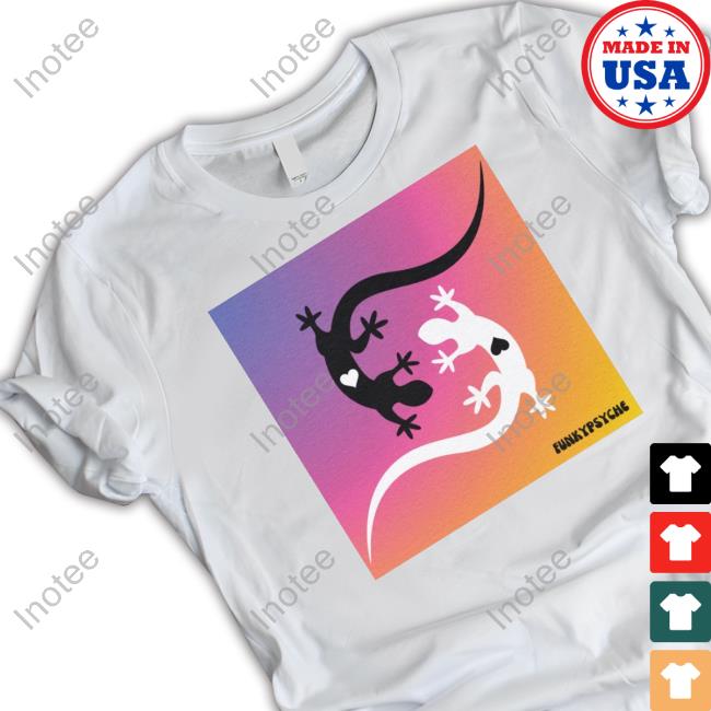 Yin Yang Colorful Lizard Tee