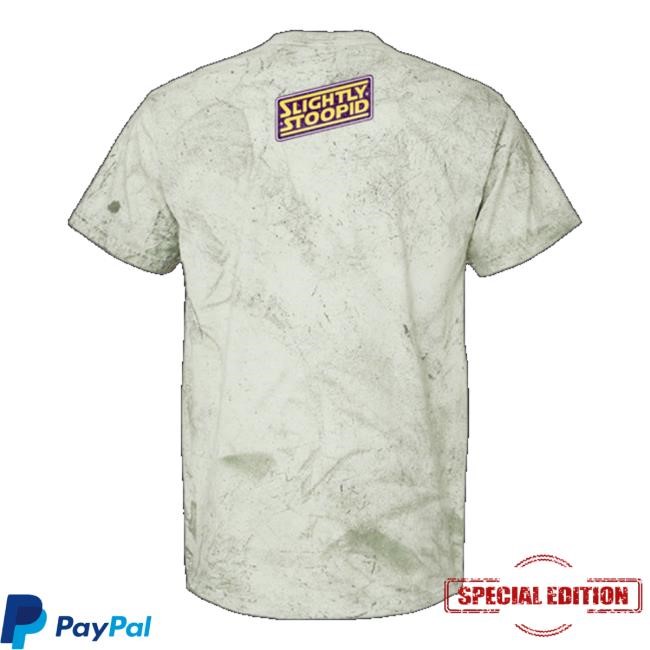 Slightly Stoopid Merch Smoking Yoda Tie Dye Hooded Sweatshirt