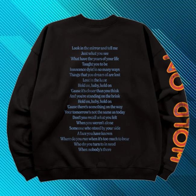 Kansas Band Colortest Merch Store Hold On T-Shirt