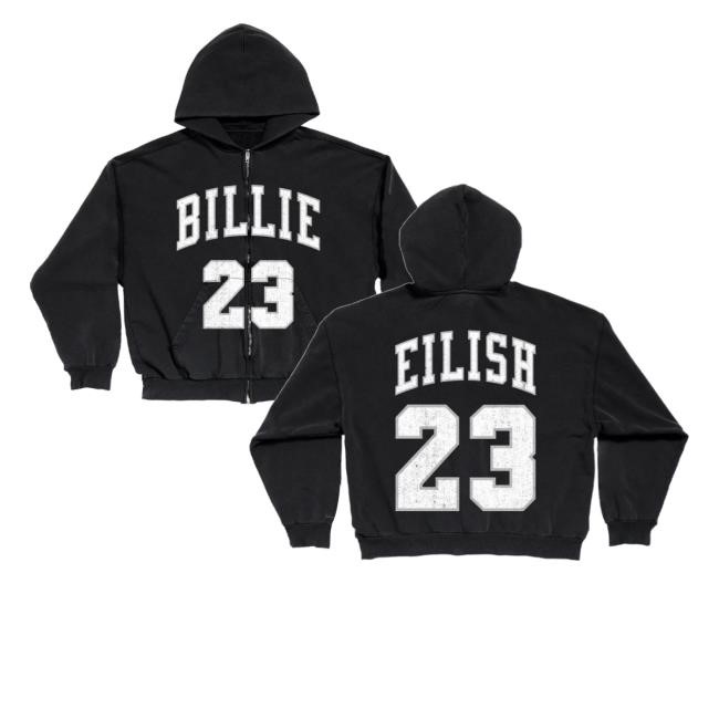 Billieeilish Merch Store Billie 23 Longsleeve Jersey