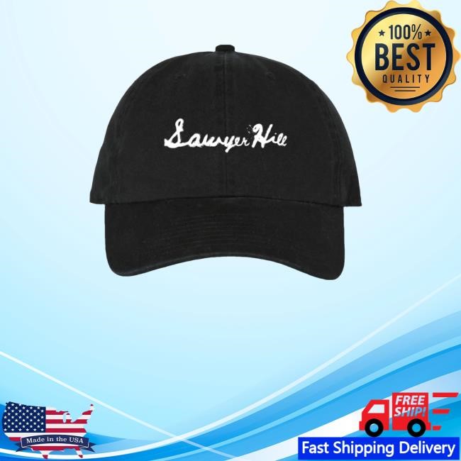 Sawyerhillmusic Merch Black Signature Dad Hat