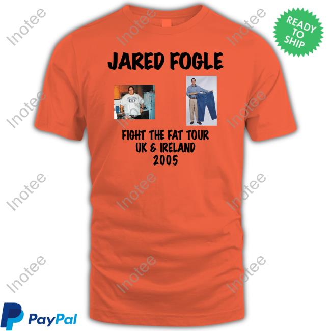 Sydney Jared Fogle Fight The Fat Tour Uk And Ireland 2005 Long Sleeved T-Shirt