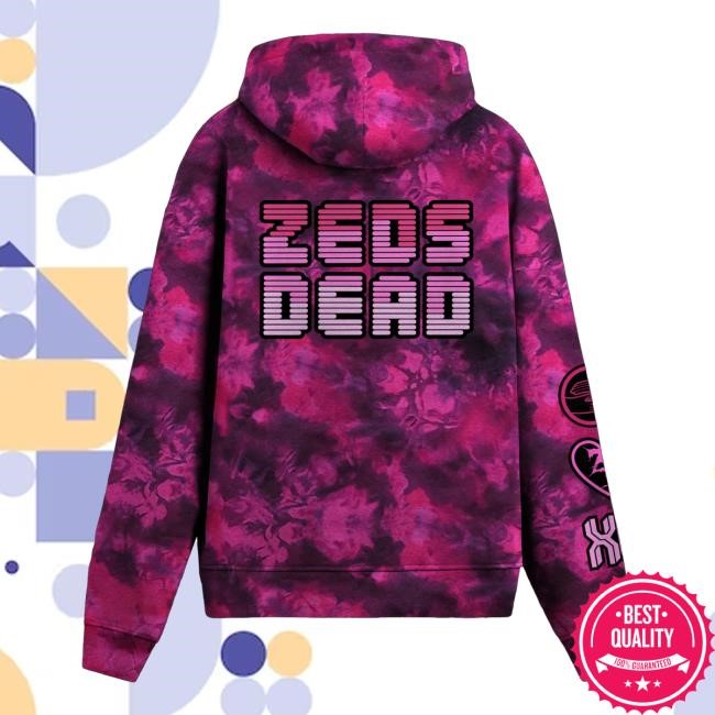 Zeds Dead Merch Shop Store Official Heartbeat Tie Dye Classic Shirt