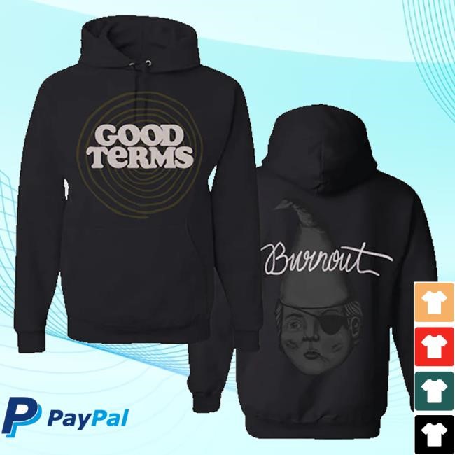 Secret Friends Music Group Merch Good Terms Burnout Tee Shirt