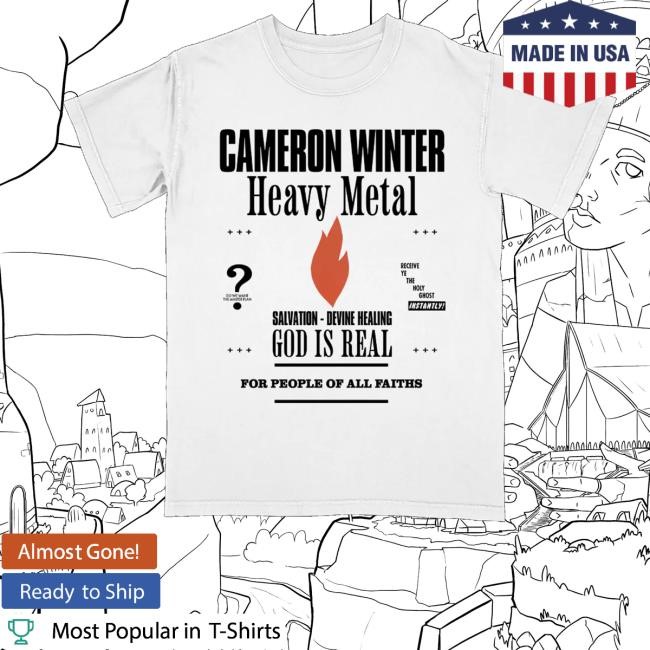 Hello Merch Cameron Winter Heavy Metal Shirt