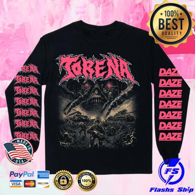 Daze-Style Merch Store Torena - Evil Eyez Long Sleeve Hoodie