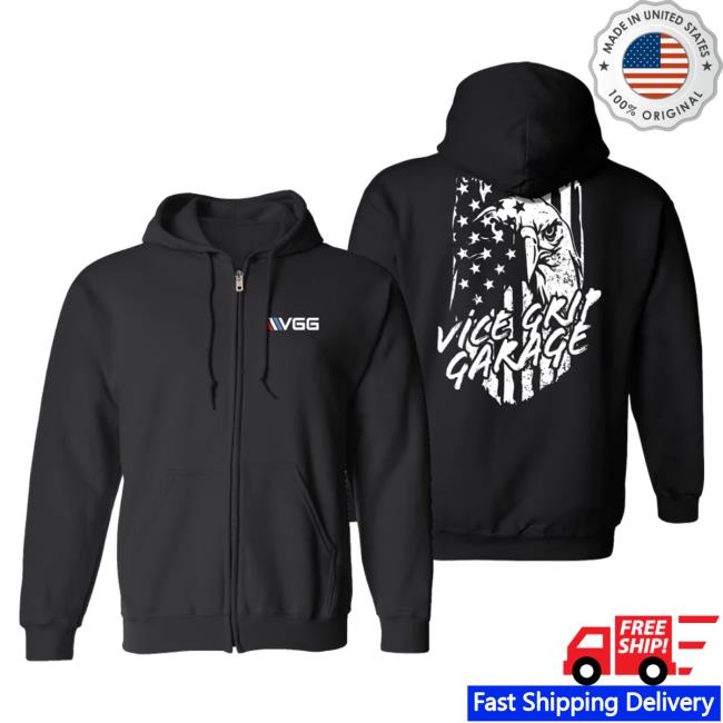 Official Vice Grip Garage Vgg Merch Zip up Eagle Sweatshirt