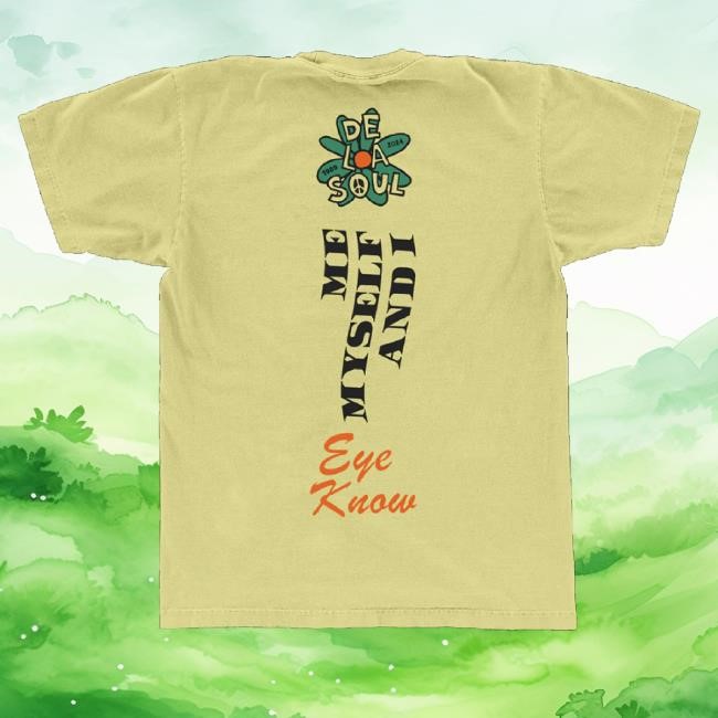 Trending De La Soul Merch 3 Feet High And Rising Yellow Tracklist Tee
