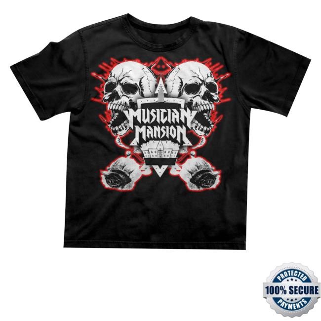Musician Mansion Skull T Shirts
