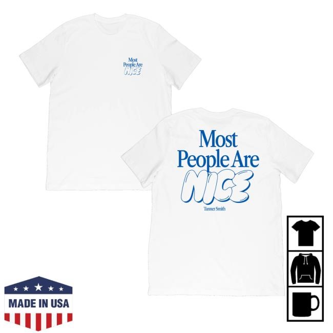 Most People Are Nice Midweight Tank Top Tanner Smith Merch Store