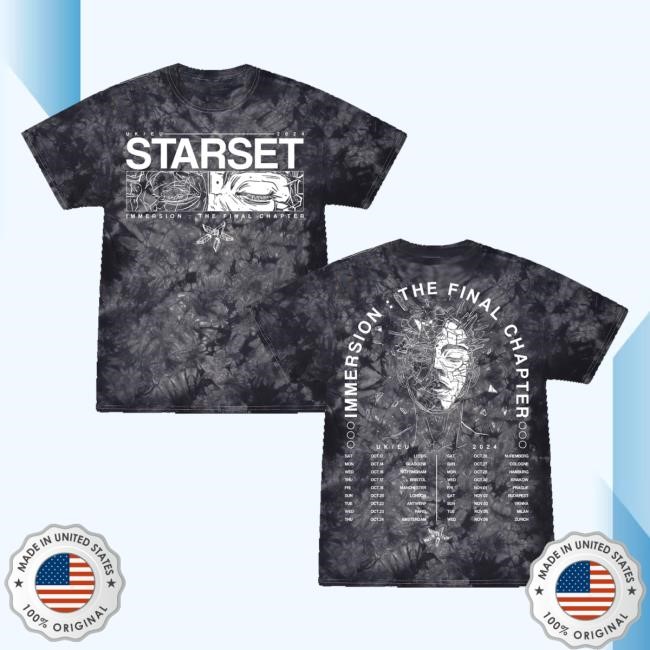 Starset Merch Store Shop Immersion Tie Dye Tour Unisex Sweatshirt
