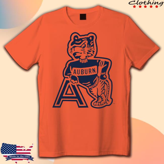 Official Throwback Orange Auburn T Shirt