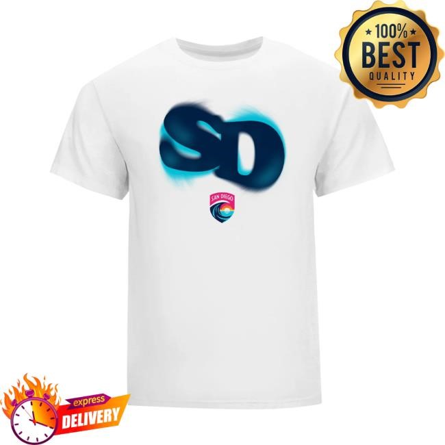 San Diego Wave Bubbly White Crewneck Sweatshirt