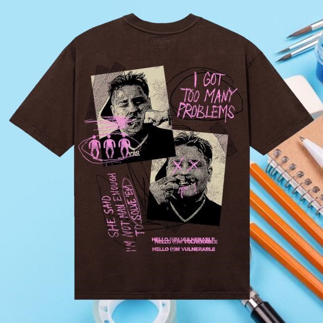 Too Many Problems Brown T-Shirt, Hoodie, Tank Top, Sweater And Long Sleeve T-Shirt