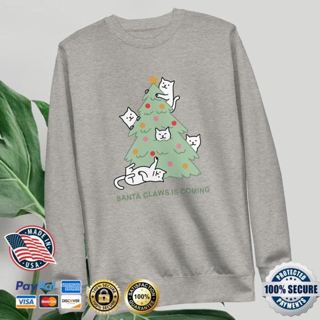 Ellenshop Merch Santa Claws Unisex Premium Sweatshirt
