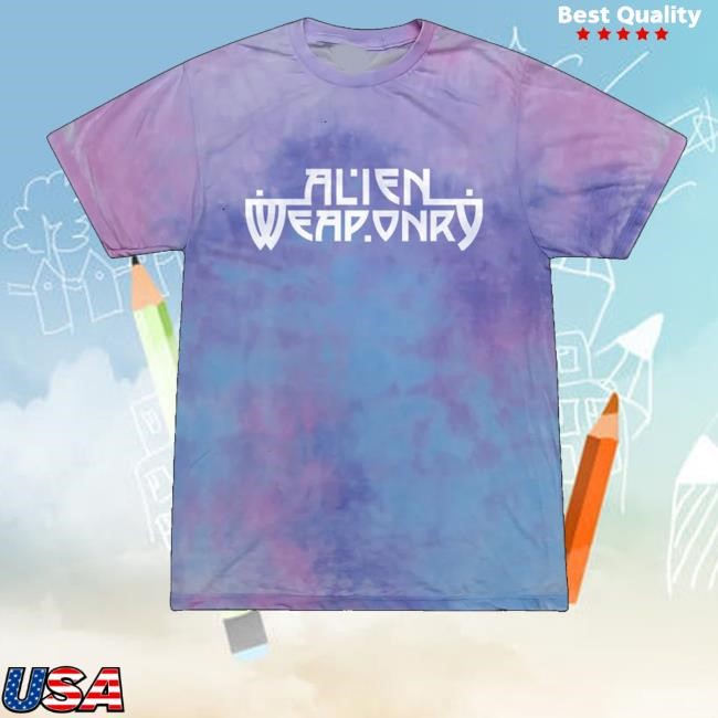 Alien Weaponry Merch Logo Candy Dye Shirt