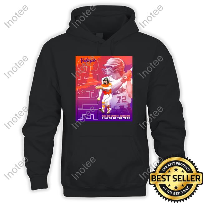 Official Valerie Cagle Is 2023 Softball Collegiate Player Of The Year Hoodie