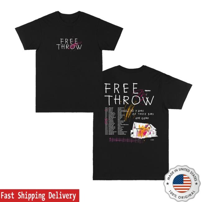 Freethrowband Merch Store Shop 10 Yr Tdag Tour Shirts