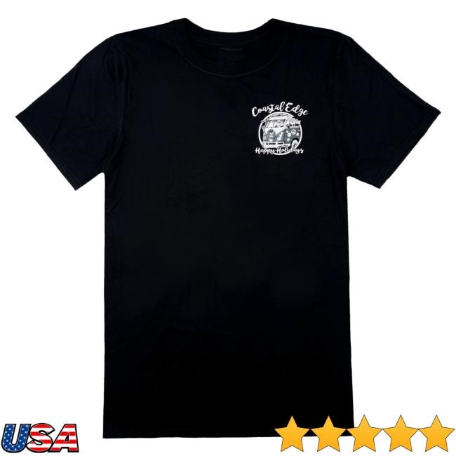 Trending Coastal Edge Merch Store Holiday Bus Long Sleeve Shirt