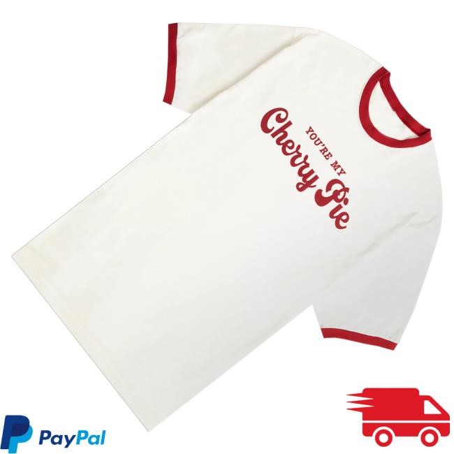 Trending Selena Gomez Merch You're My Cherry Pie Ringer T-Shirt, Hoodie, Tank Top, Sweater And Long Sleeve T-Shirt