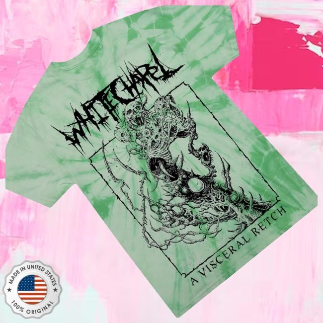 Official Whitechapel Band Merch Shop Store A Visceral Retch Spider Mint Tee Shirt