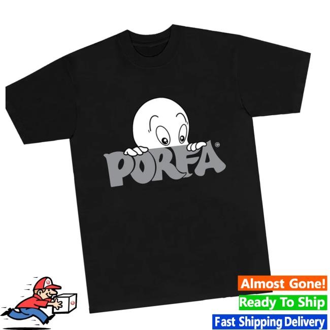 Por Favor Fall Merch Store Fall 2024 Porfa Caspar Tee - Black T-Shirt