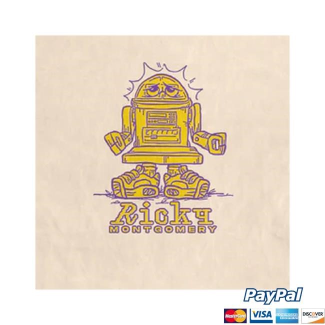 Ricky Montgomery Merch Store Rickybot Zip Up Hooded Sweatshirt