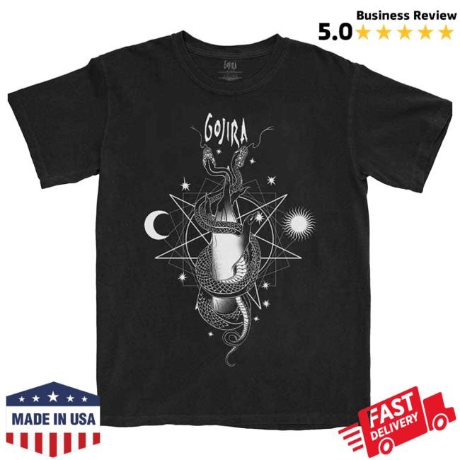 Eyesore Merch Gojira Celestial Snakes Black Hoodie