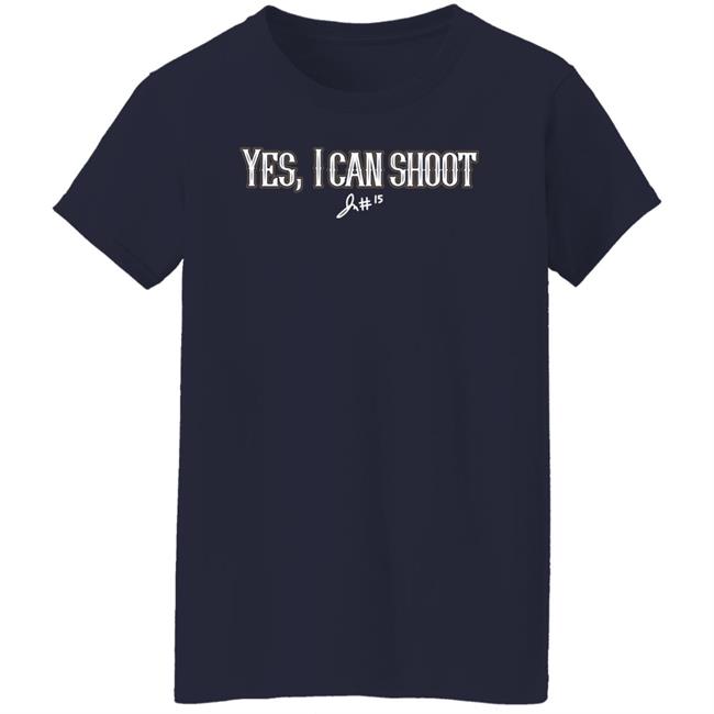 Jose Alvarado Yes, I Can Shoot Shirt The Players Trunk Merch Jose Alvarado Yes, I Can Shoot Shirt The Players Trunk Merch