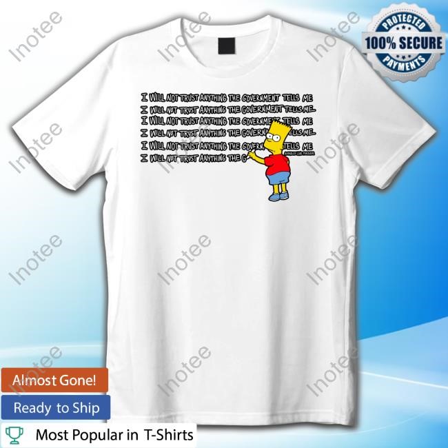 Lindafinegold Store I Will Not Trust Anything The Government Tells Me Tank Top